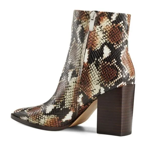 New Nine West Bryson Block Heel Booties - Picture 2 of 3